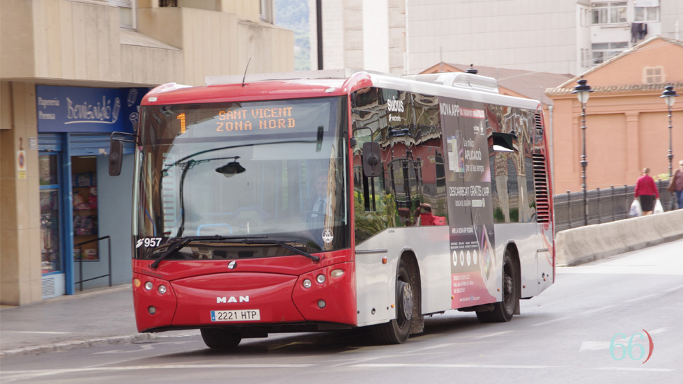 Linea 1 del autobus de Alcoy