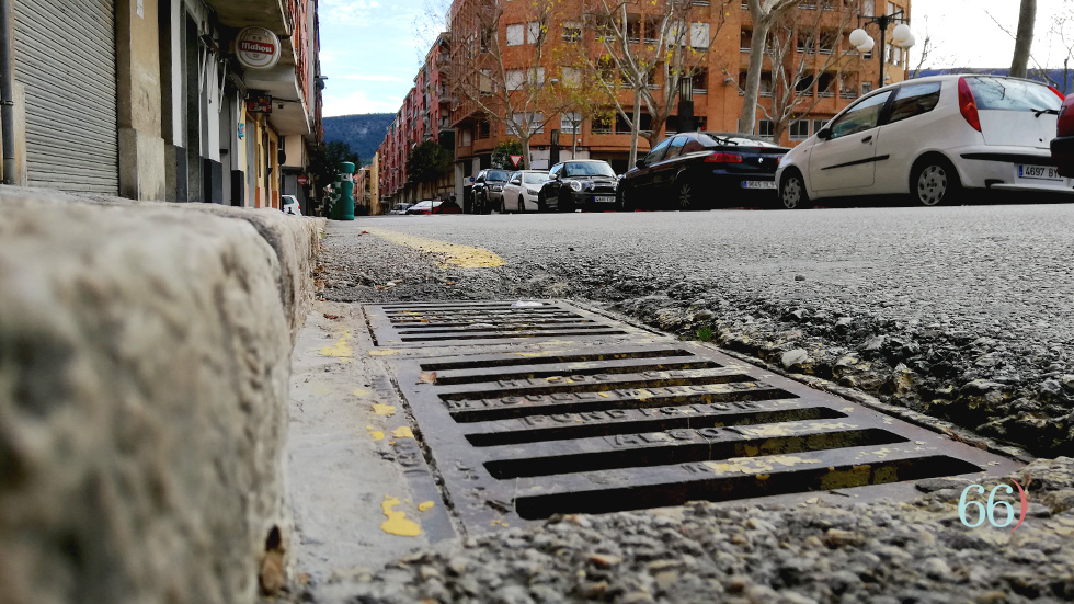 Alcantarilla del barrio Santa Rosa