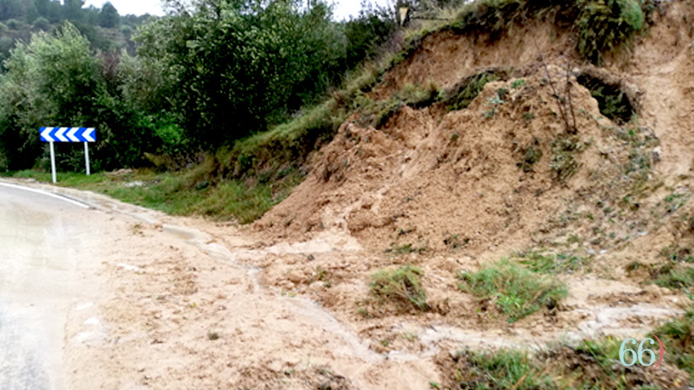 El pas de la borrasca Glòria per Benilloba