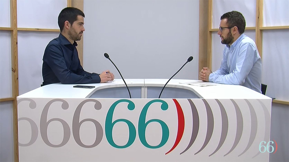 Gabri Ll&agrave;cer entrevistando a Quico Sempre