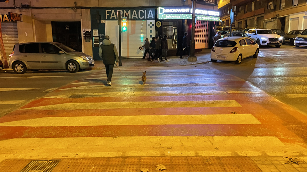 Avenida Juan Gil Albert después de las obras de accesibilidad