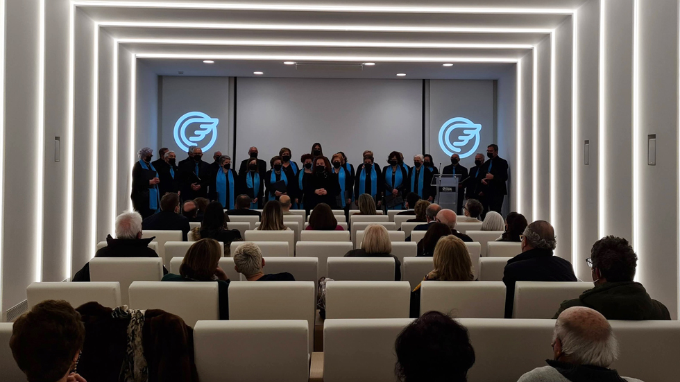 Actuació de la Coral a l'entrega de premis