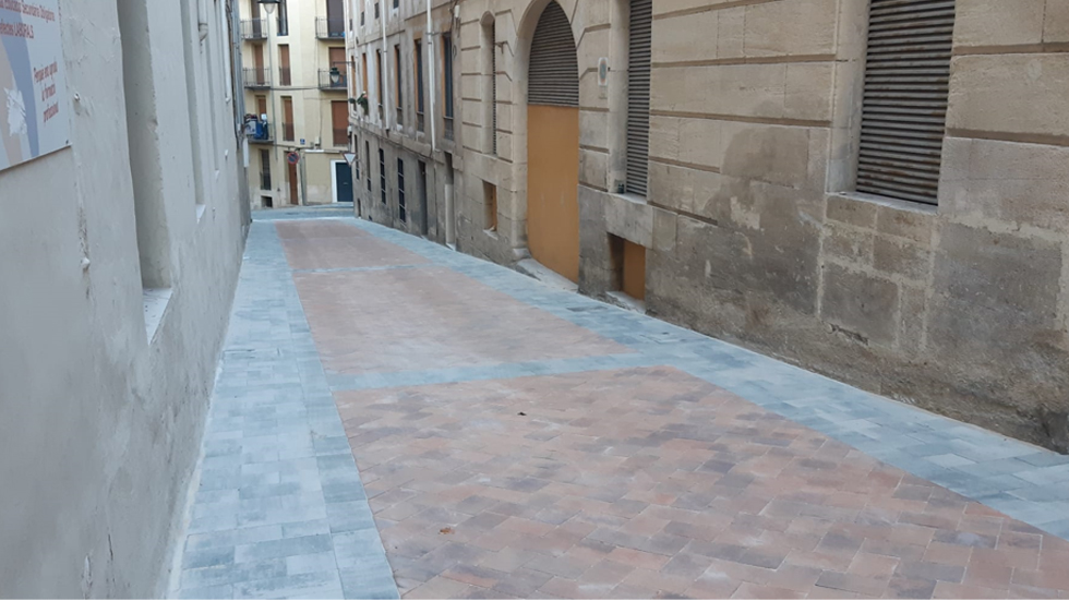 Primera Fase de la calle El Tap terminada