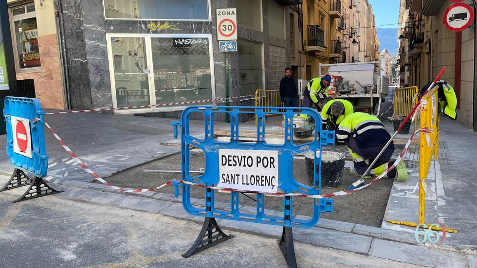Obras en Sant Jaume / Foto: SBG