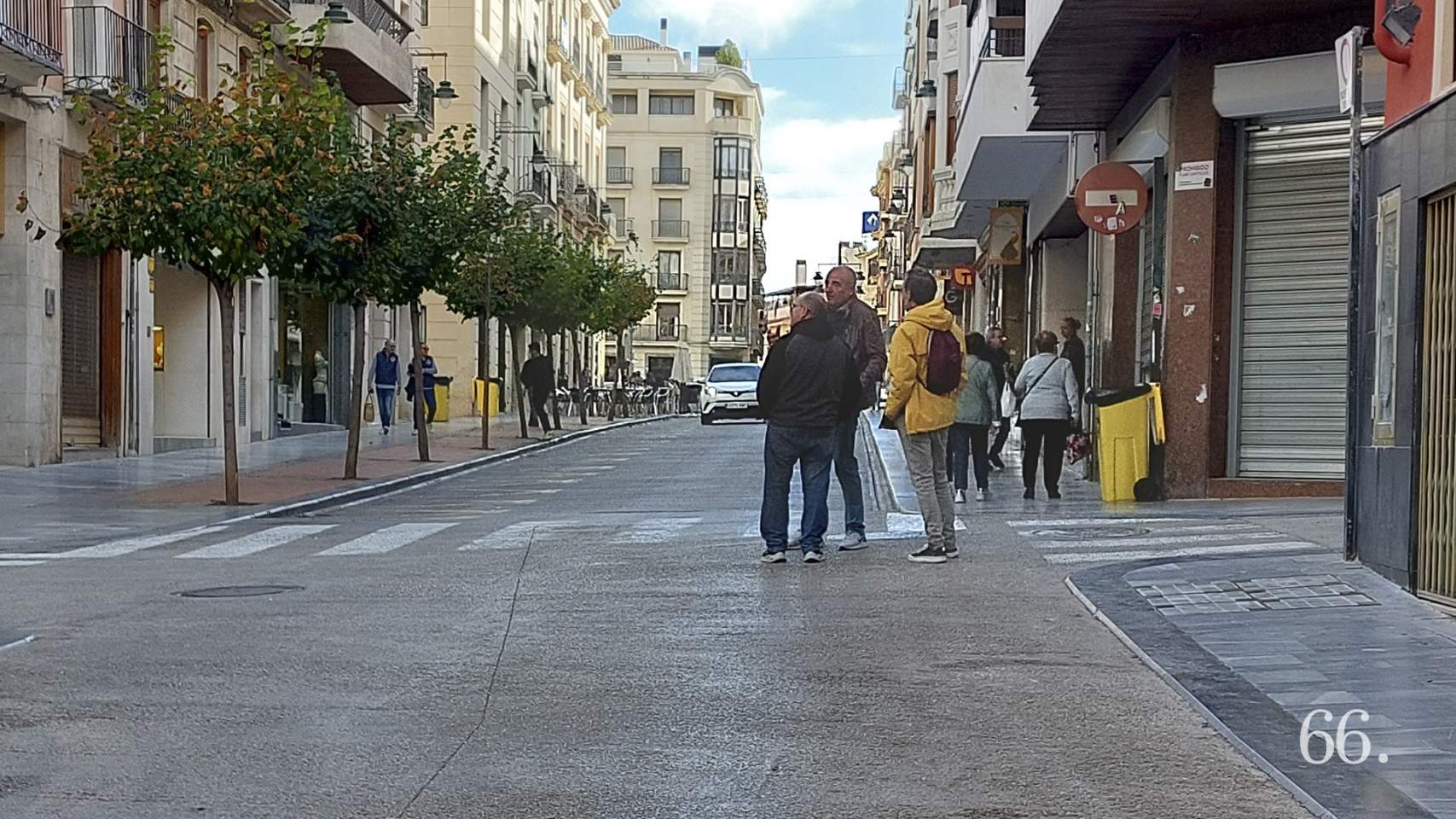 Sant Lloren&ccedil; durante la &eacute;poca de peatonalizaci&oacute;n activa