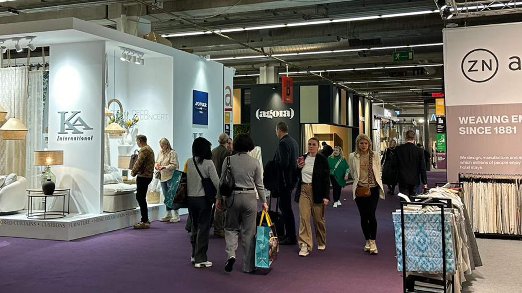 Empresas valencianas en Heimtextil / Foto: Ateval