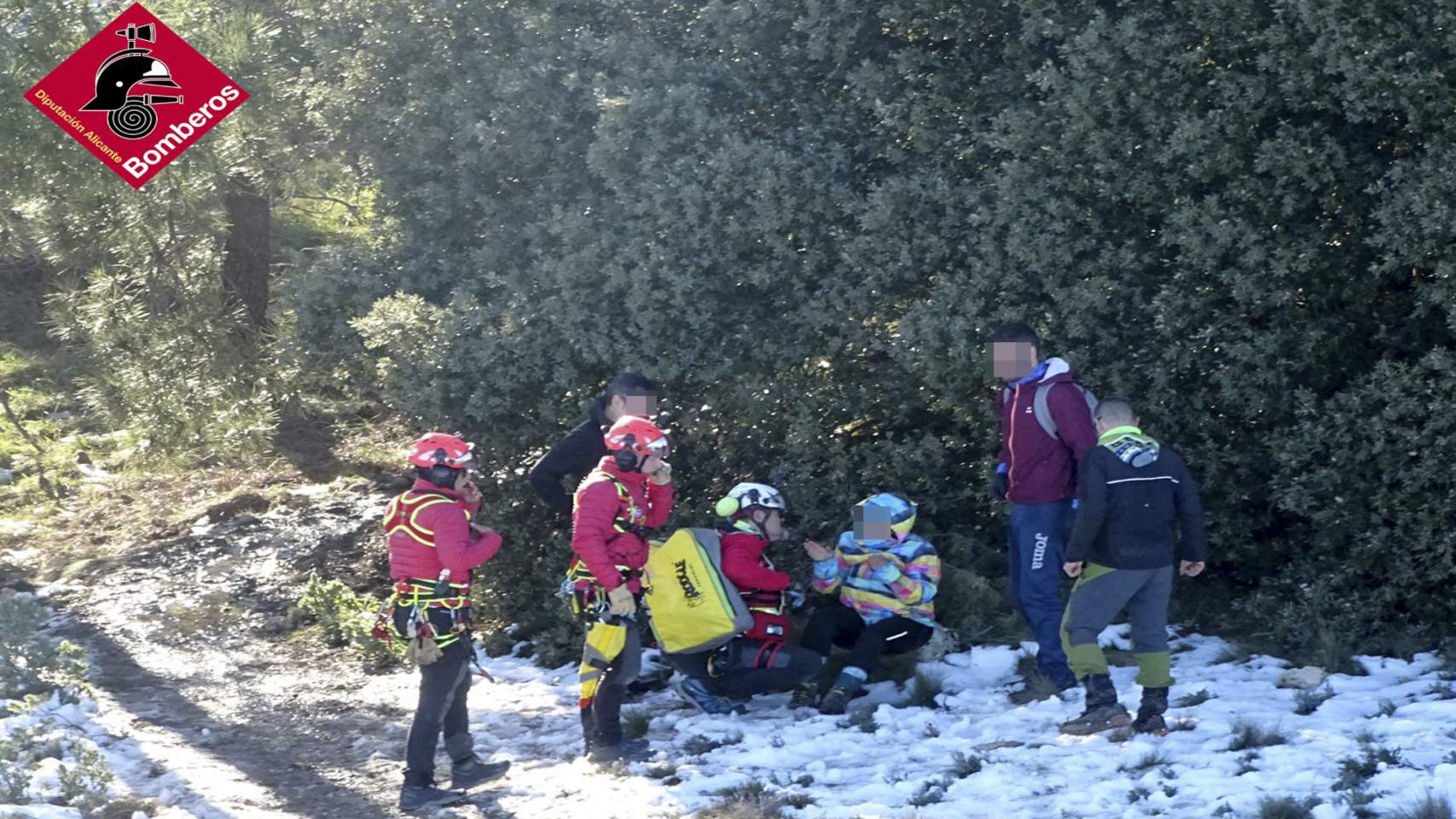 Rescat en la zona del Montcabrer