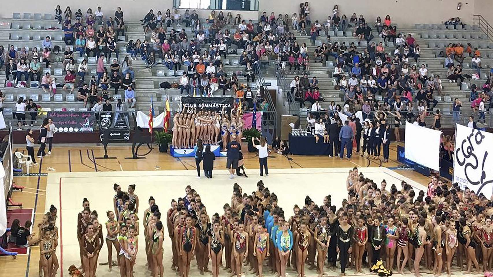 Campeonato de gimnasia rítmica en Alcoy