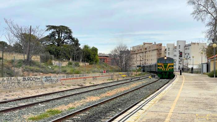 El tren arribant a Alcoi / Foto MRG