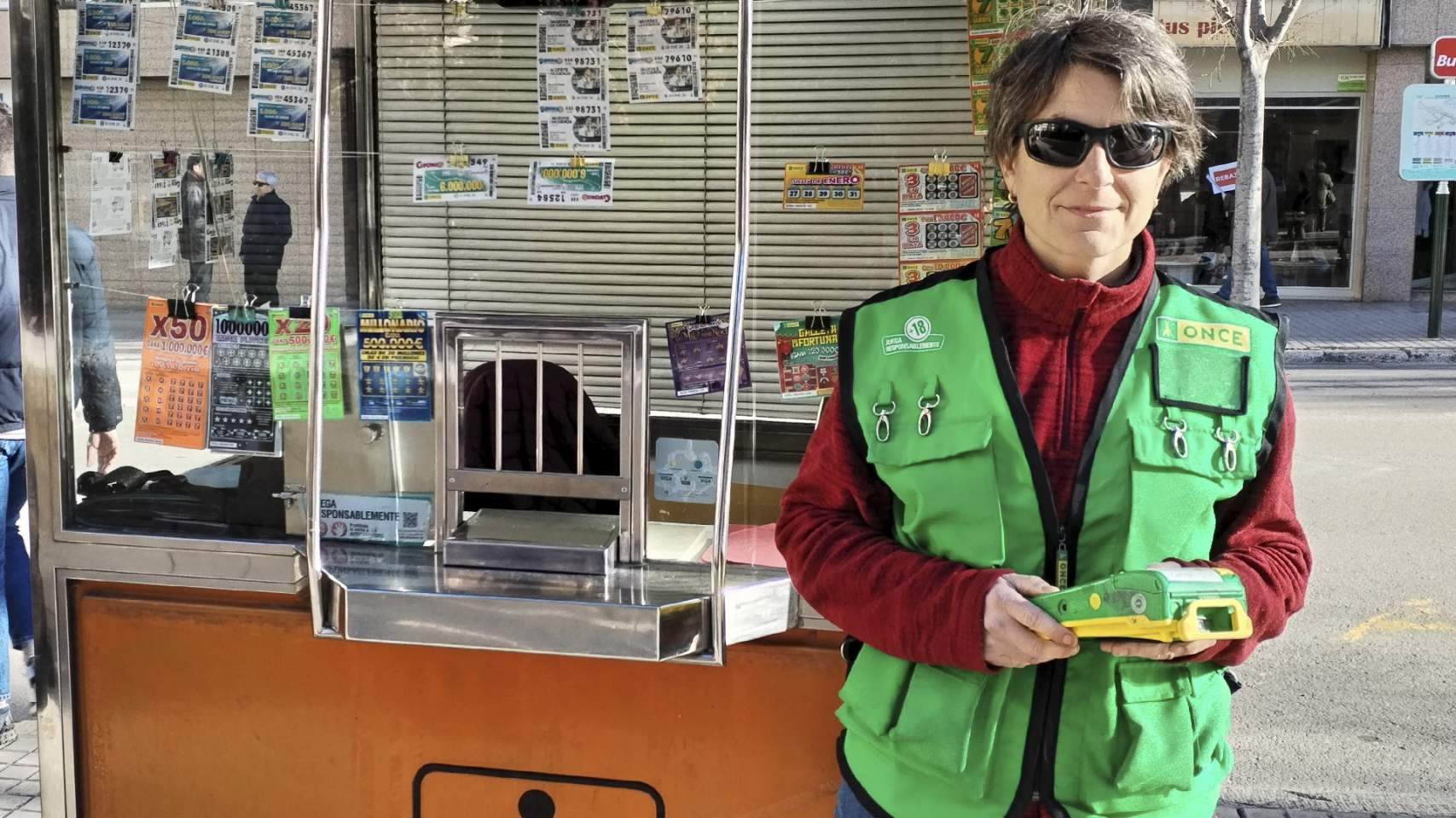 Venedora dels 5 cupons agraciats