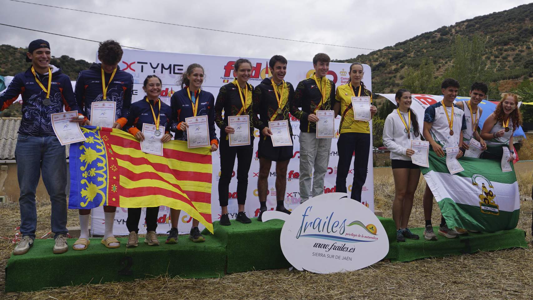 P&ograve;dium al Campionat d'Espanya / Foto: @MoranteFotografia