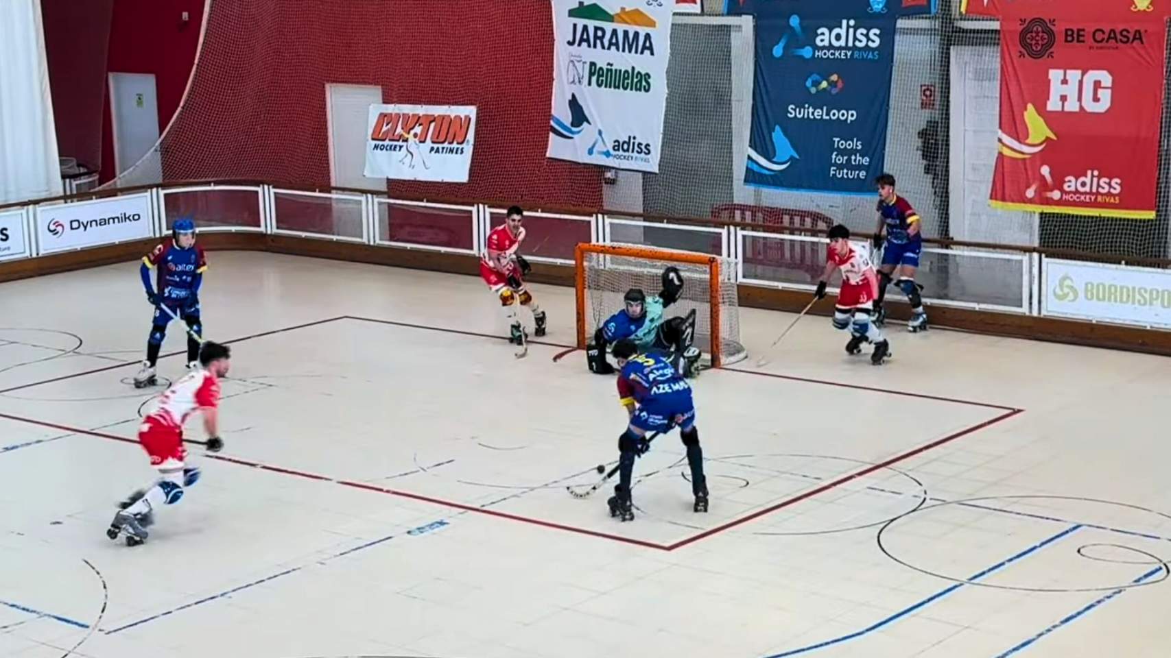 El gol de Lucas Gilabert / Captura retransmissi&oacute; del Rivas