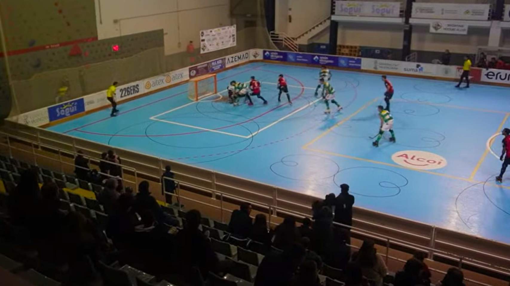 El gol de l'Sporting / Captura retransmissi&oacute; Sporting Alcoi