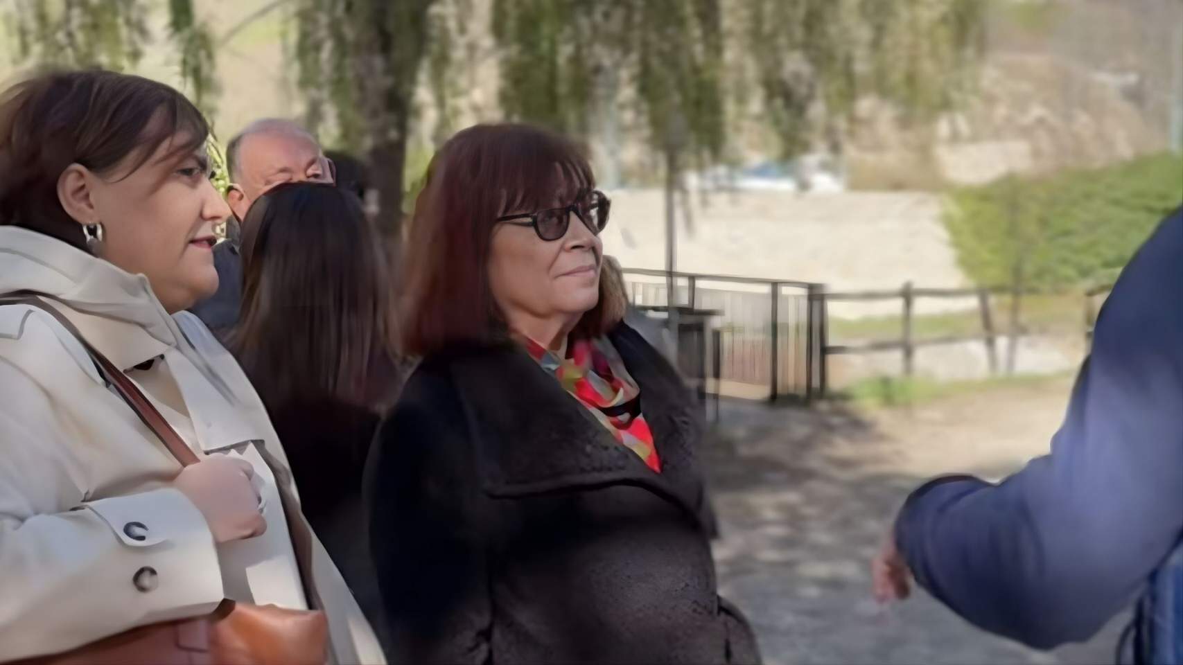 Narbona, en el centre, acompanyada per Blanquer