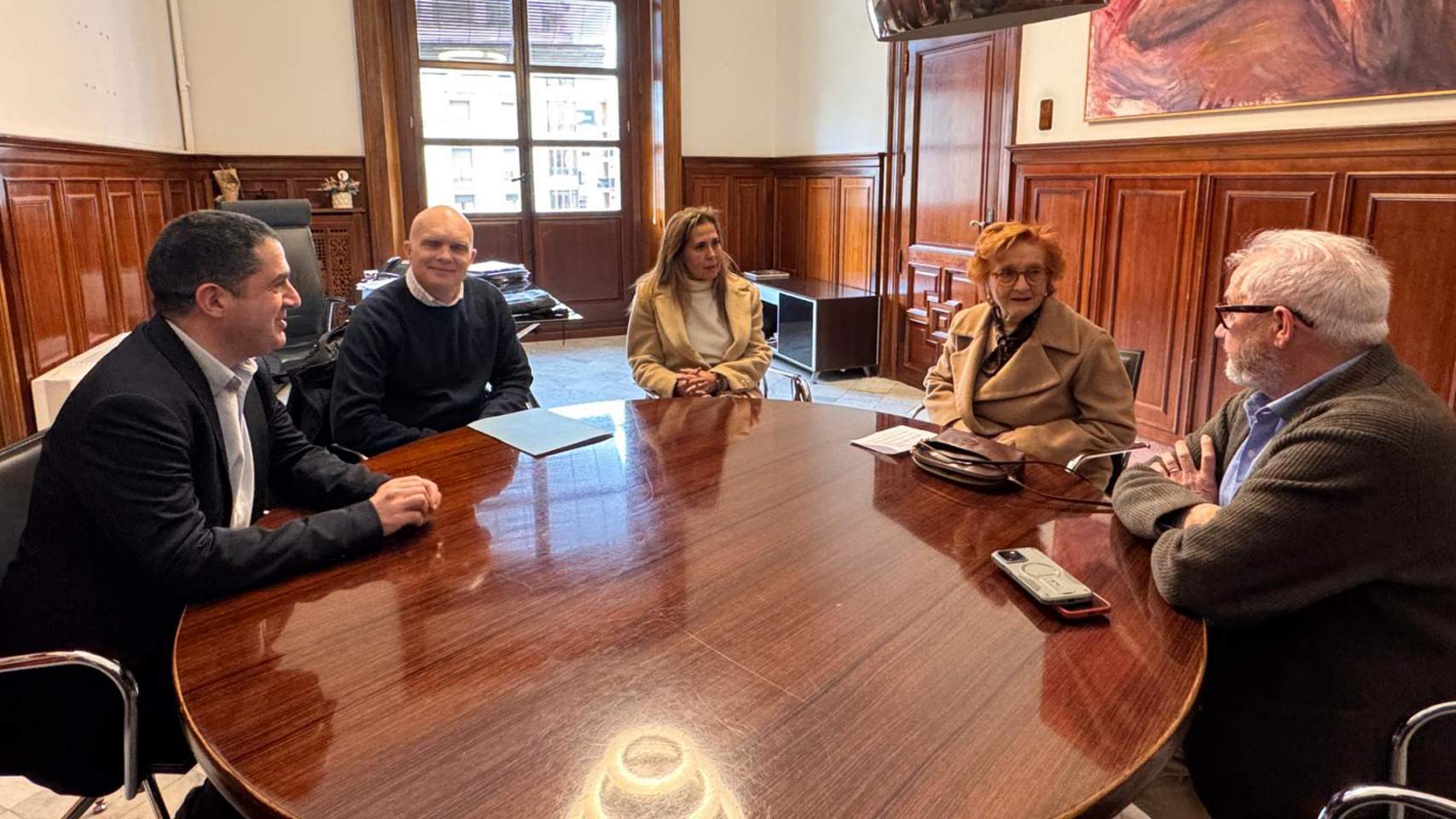 Reuni&oacute; dels familiars amb l'Ajuntament d'Alcoi