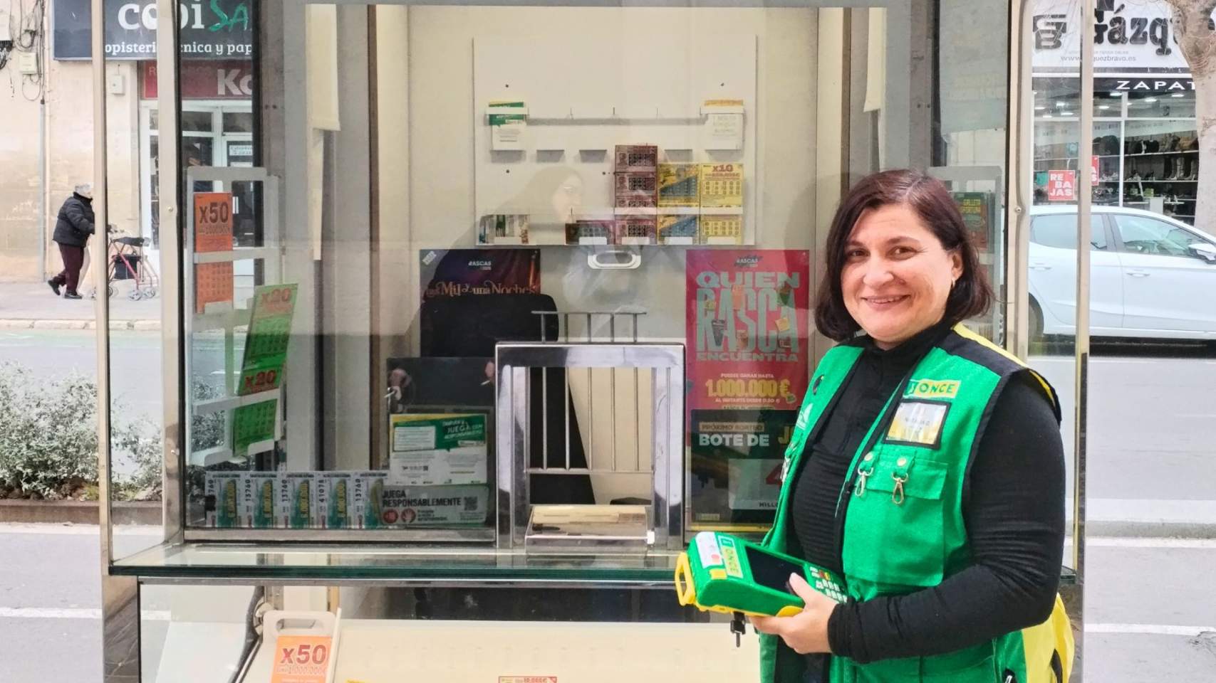 Natalia Gabriela Mihalache, venedora de l&rsquo;ONCE