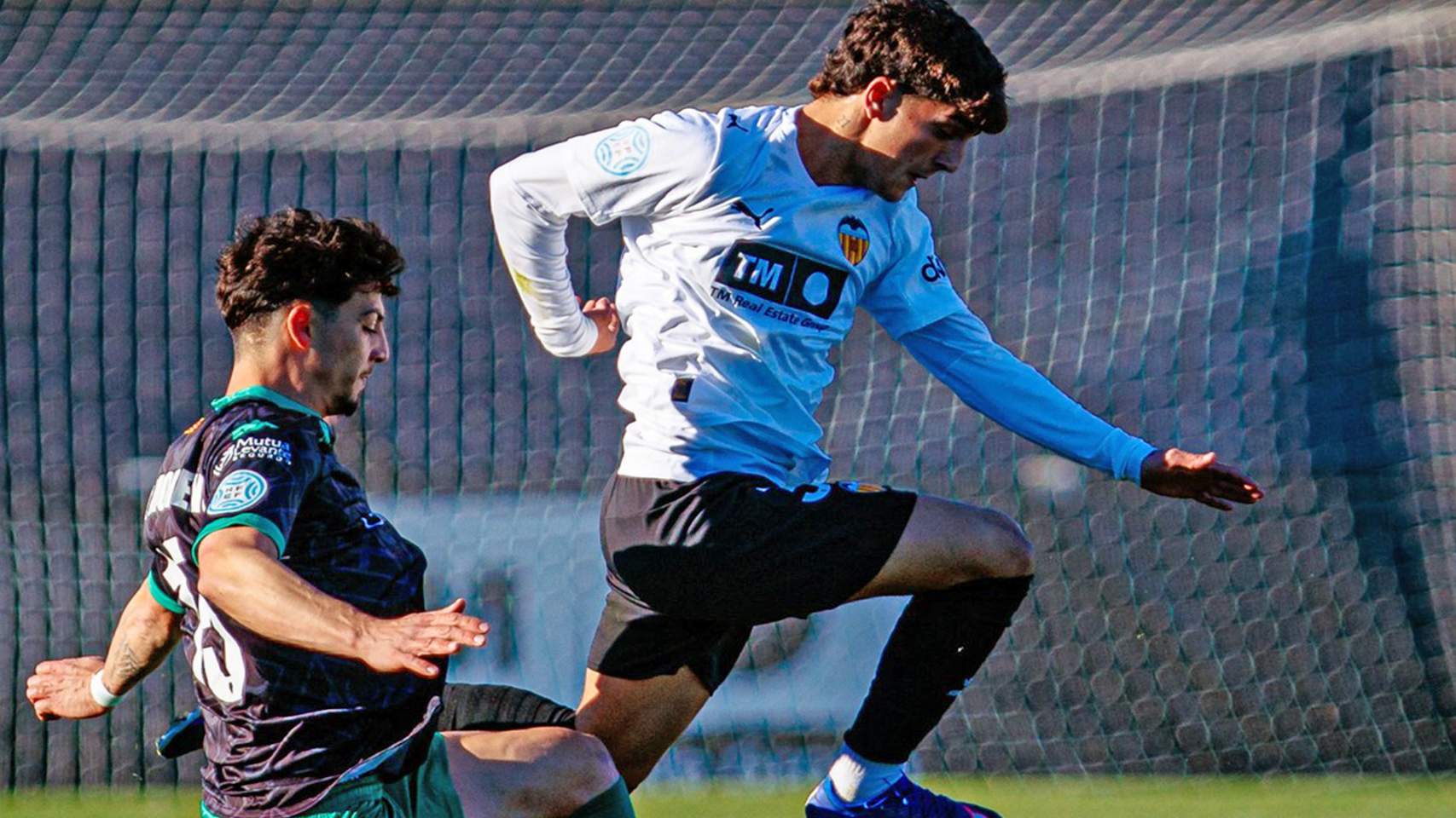 Acci&oacute; durant el partit / Foto: Twitter Academia_VCF