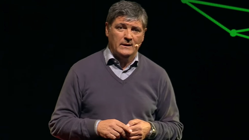 Toni Nadal en una ponencia para la plataforma TEDx