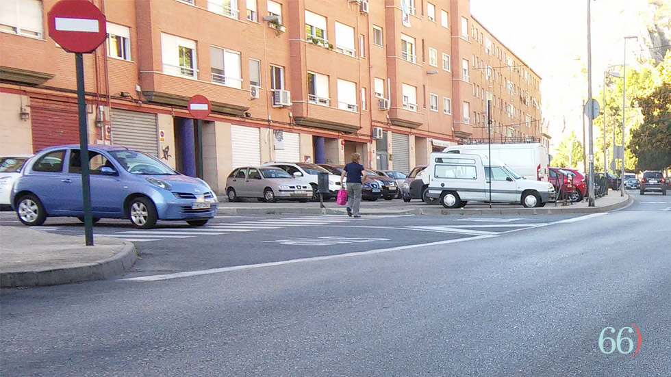 El carril pasará por Escultor Peresejo