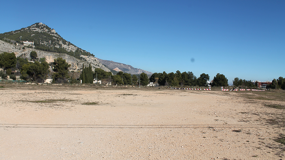Terreno para el circuito BMX
