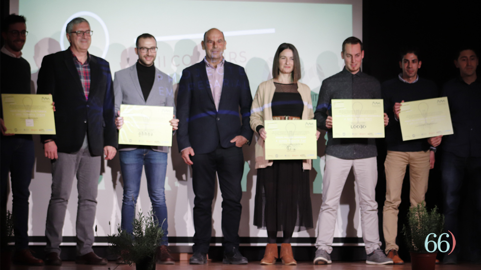 Guanyadors de la VIII edició del Concurs d’Empreses i Projectes Empresarials Emprenedors