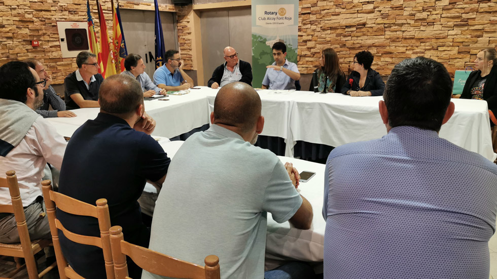 Reuni&oacute; Rotary Club Alcoy Font Roja