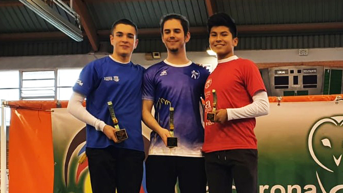 Podio de Adrián Candela