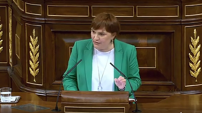 Patri Blanquer en el Congreso