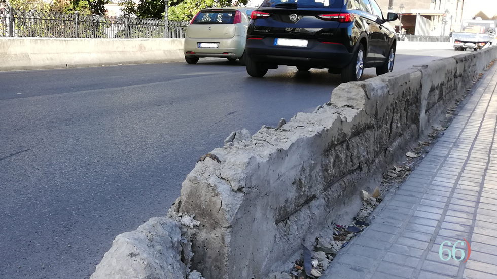 Estado del puente de Sant Roc en 2018