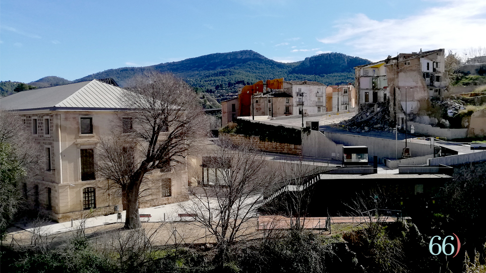 Derrumbe de la casa de enfrete del muBoma