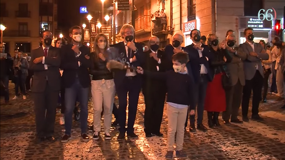 Entradetes Mig Any 2021 // Foto: Captura video La primera entradeta en dos anys atapeix d’emoció Sant Llorenç Pagina66)