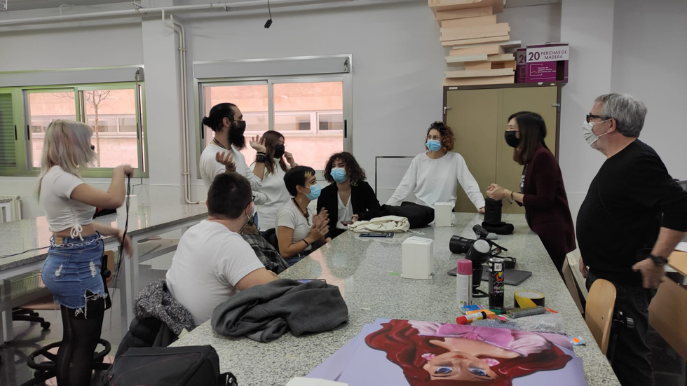 Taller de fotografia EASD Alcoi // Foto: Facebook @easdalcoi