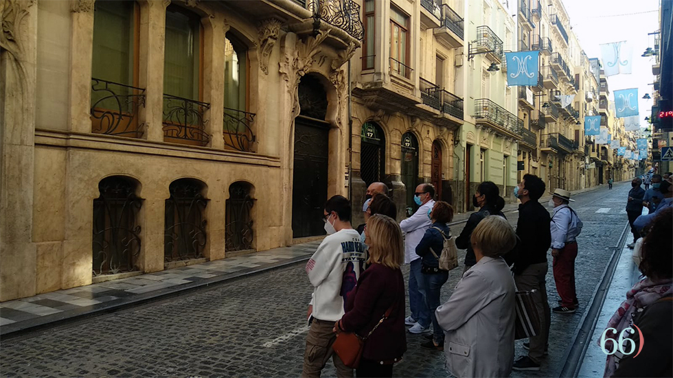Turistas en Alcoy
