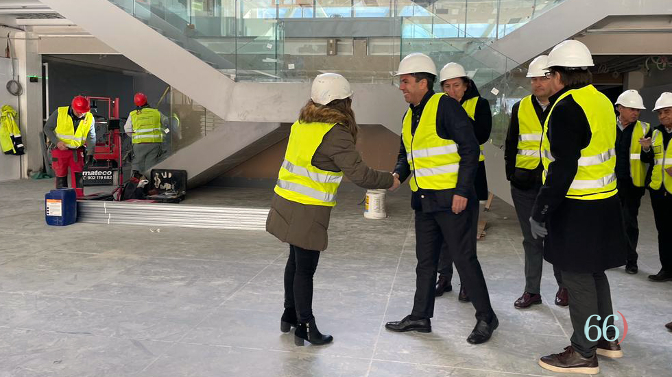 Mazón ha visitado las instalaciones de Aitex / Foto: SBG