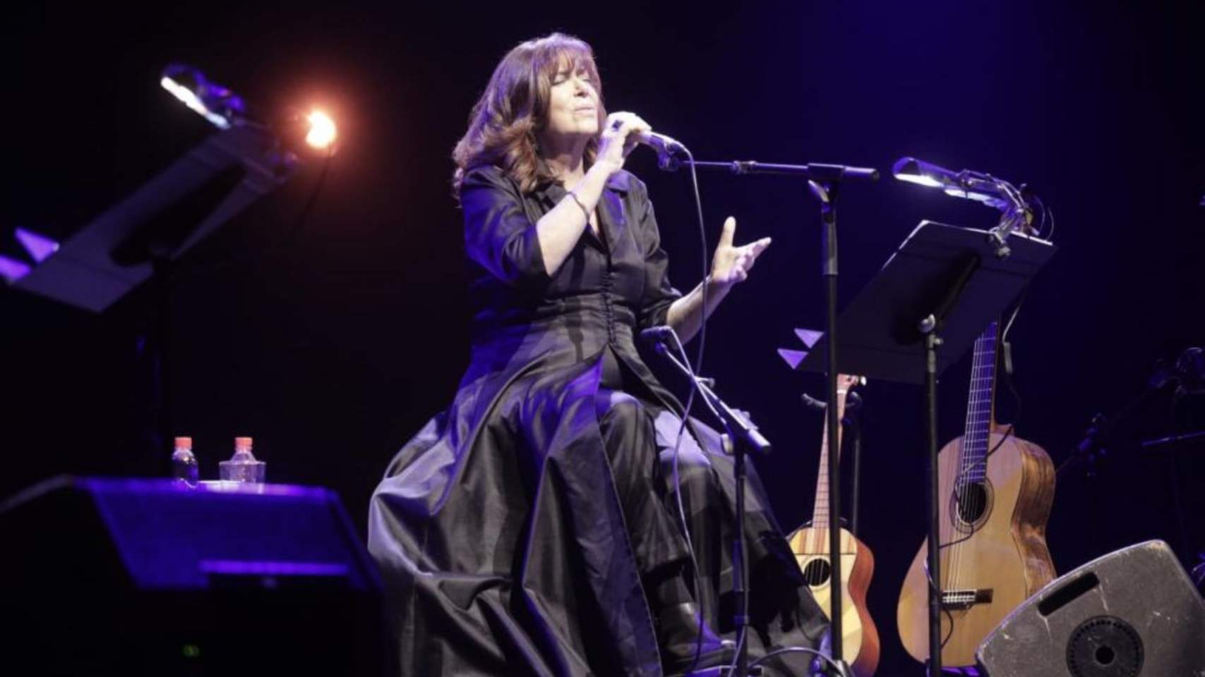 Maria del Mar Bonet en un concert a Palma / Foto web MMB