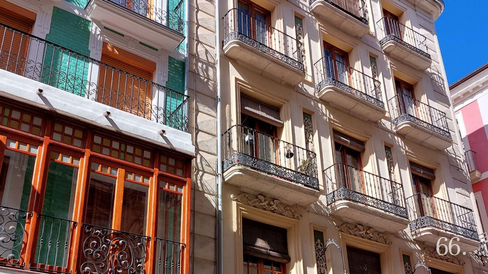 Balcones en la calle Sant Nicolau / Foto GLC
