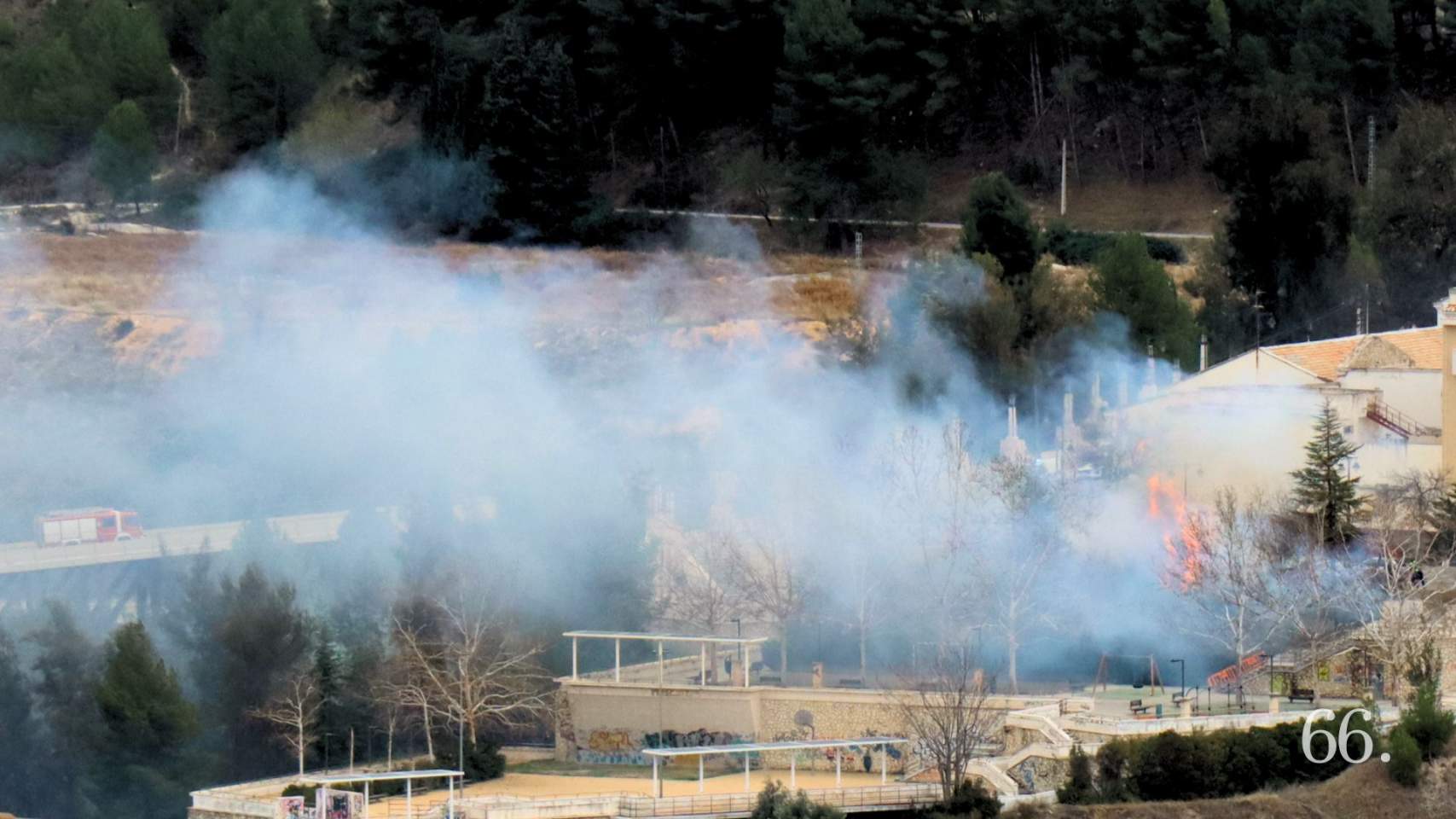 Fuego en el Viaducte
