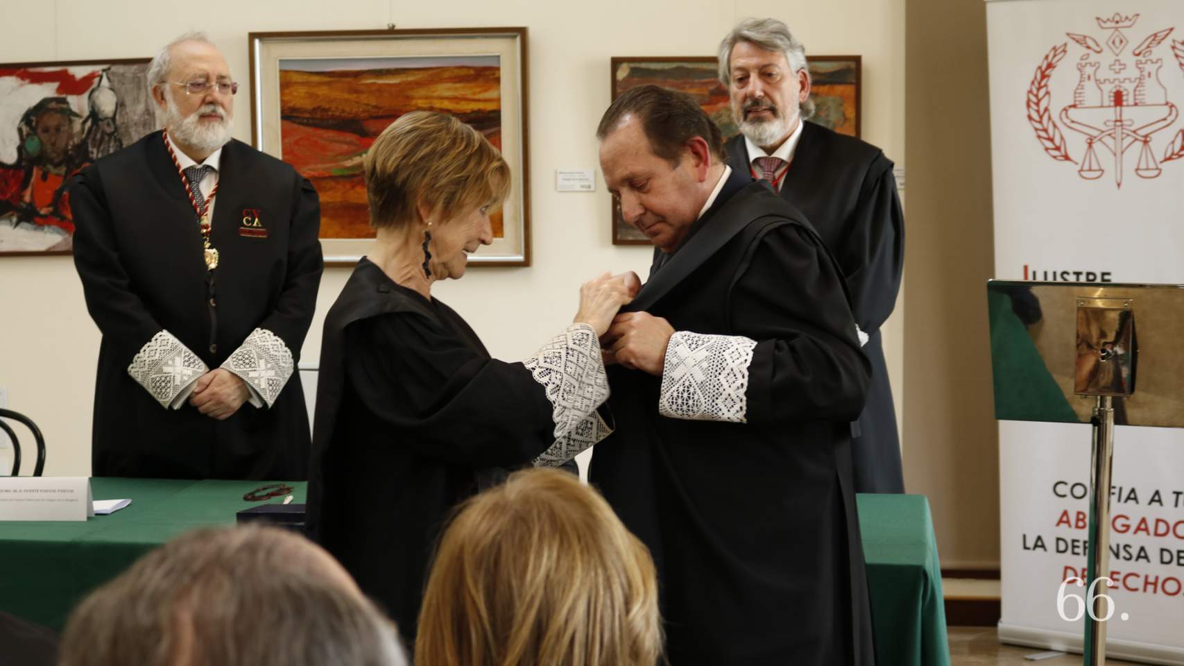 Imposició de la Creu al Mèrit en el servei d’Advocacia // Foto: SBG