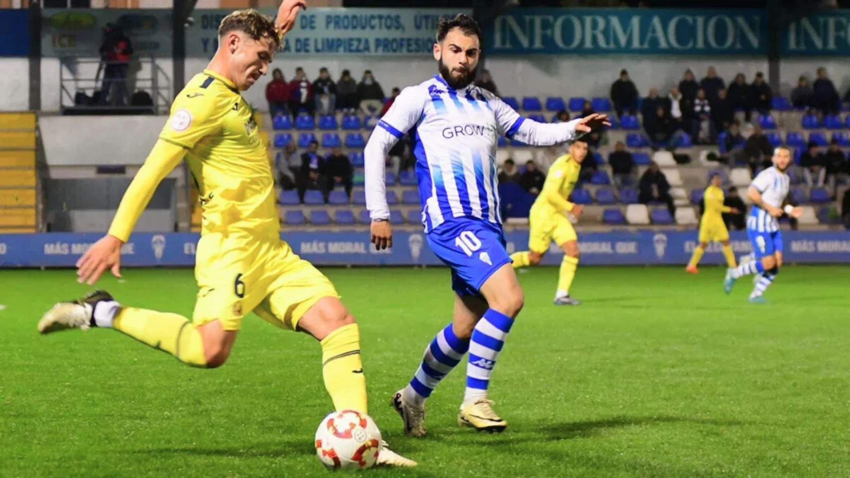 Una imagen del pasado partido en El Collao / Foto: web VLR