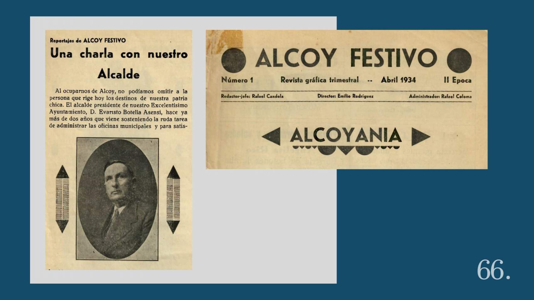 Portada i entrevista a l'alcalde / Fotos: AMA