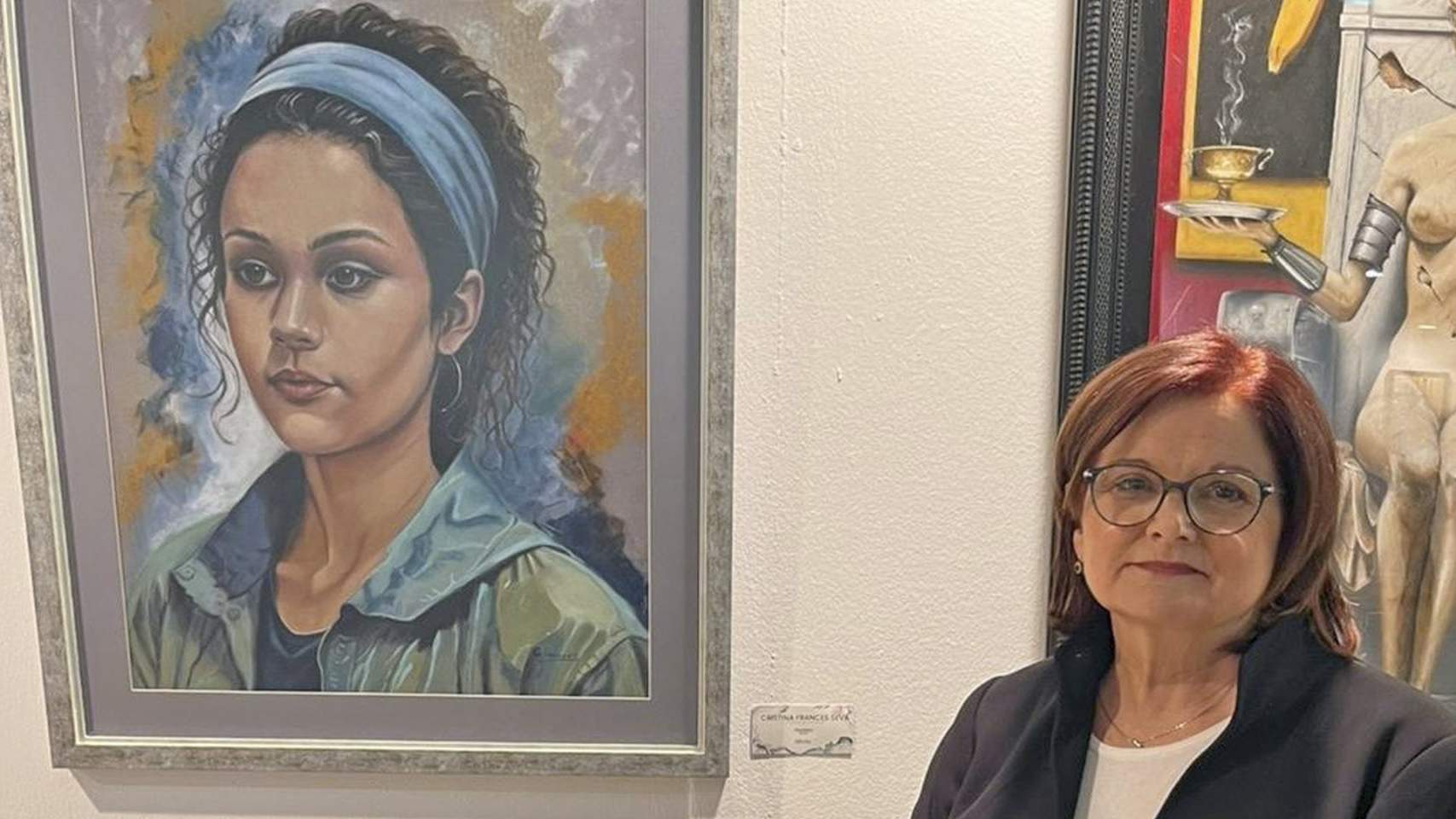 La pintora alcoiana Cristina Francés, finalista en la VIII Biennal Internacional de Pintura al Pastel