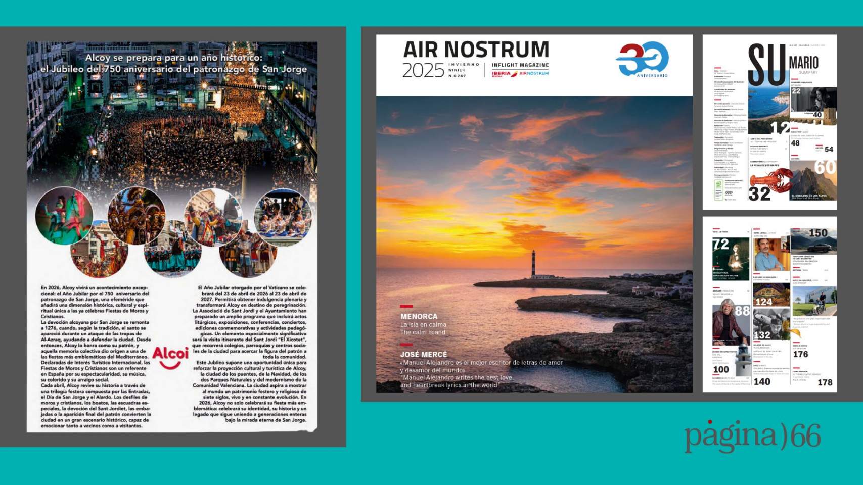 Sant Jordi vola a 40.000 peus pel seu Any Jubilar a Alcoi