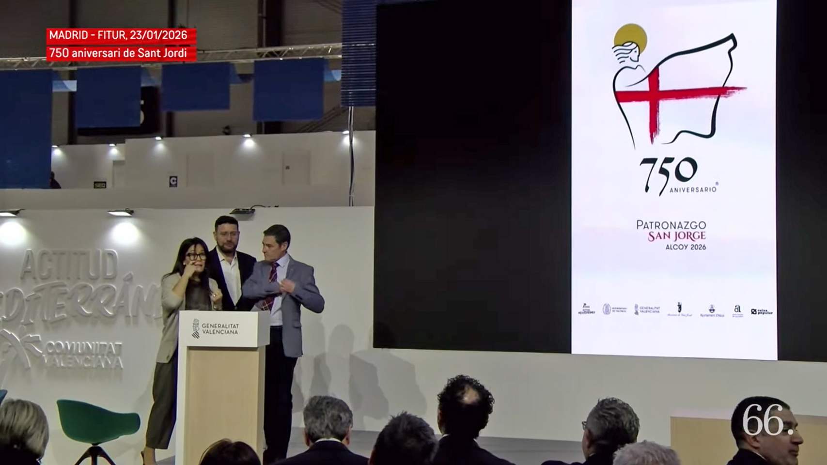 Presentaci&oacute; de l'Any Jubilar de Sant Jordi en Fitur