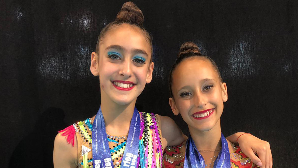 Las dos gimnastas participarán en la Liga Iberdrola