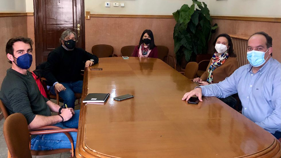 Reunión en el Ayuntamiento de Alcoy