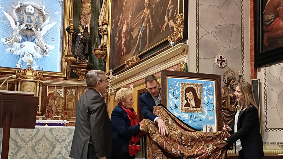 Descoberta del cartell / Foto: FB Pia Unión