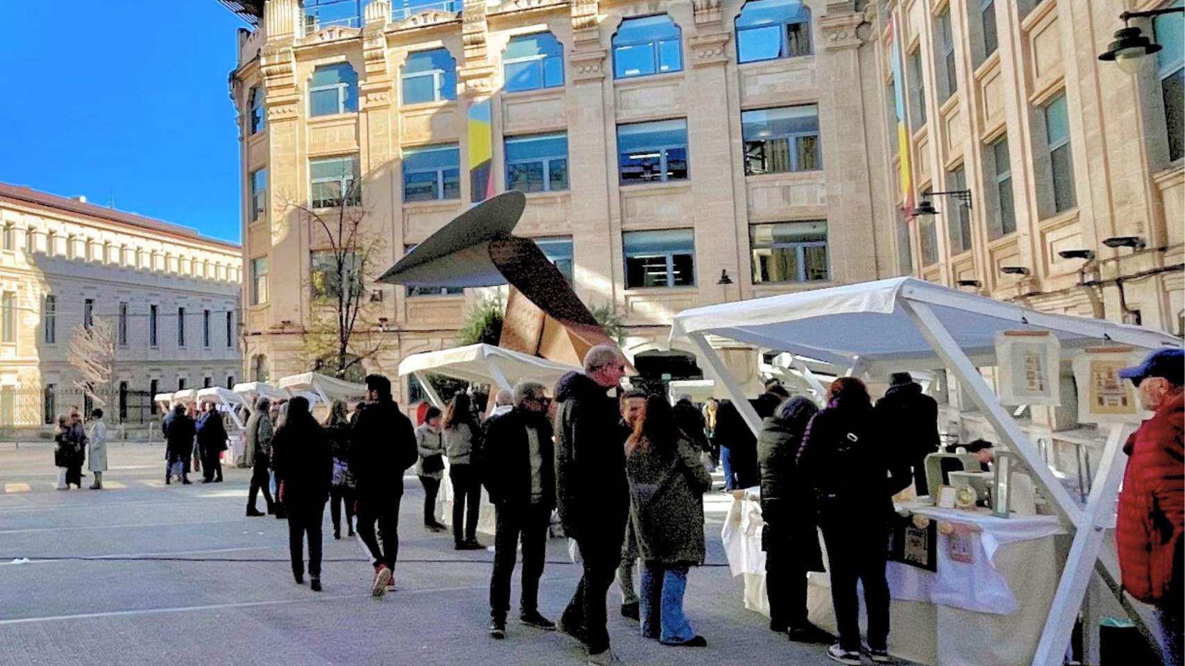 La Mostra d'Art d'Alcoi en una edici&oacute; anterior