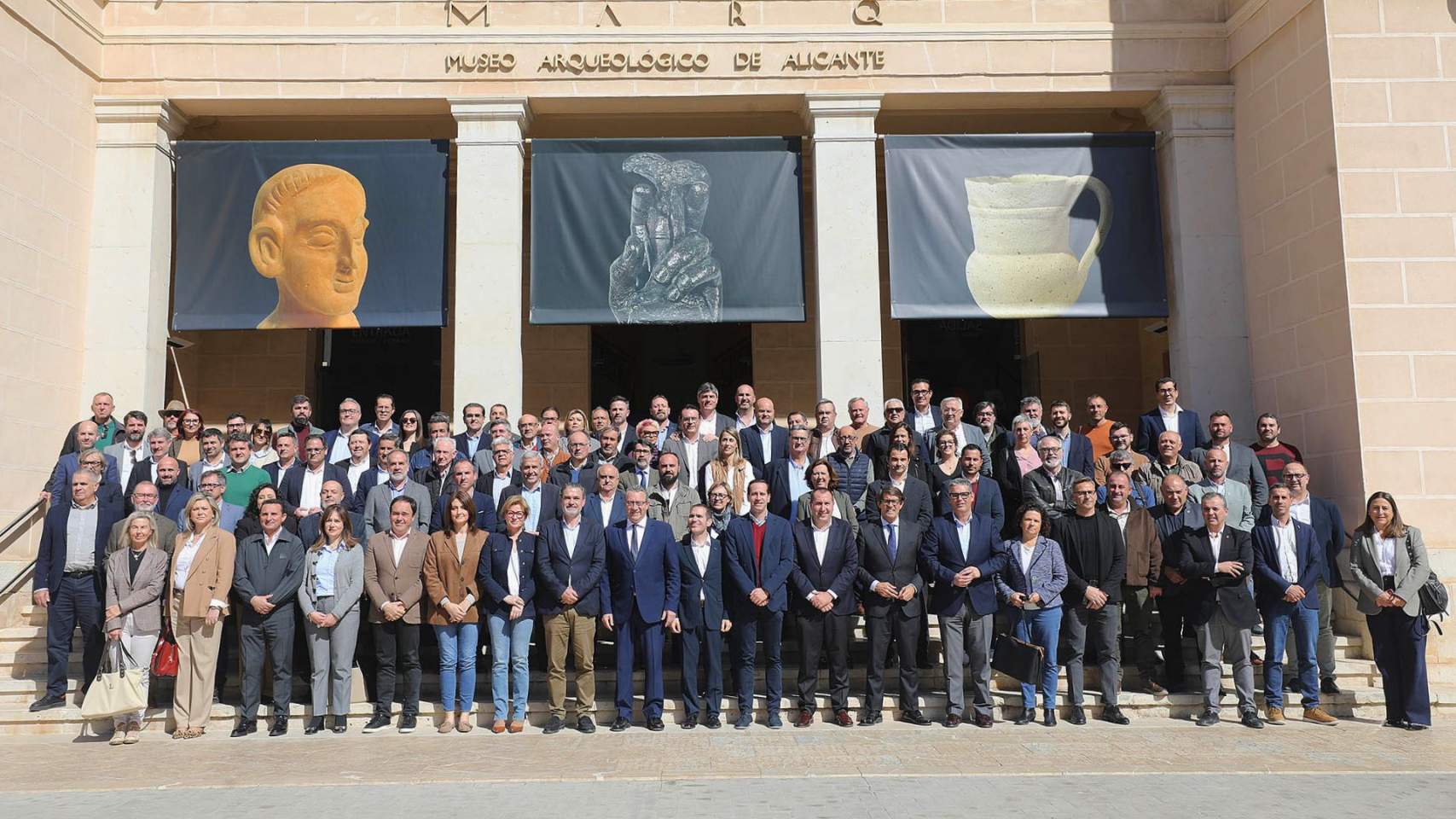 Els alcaldes durant l'acte / Foto DDA