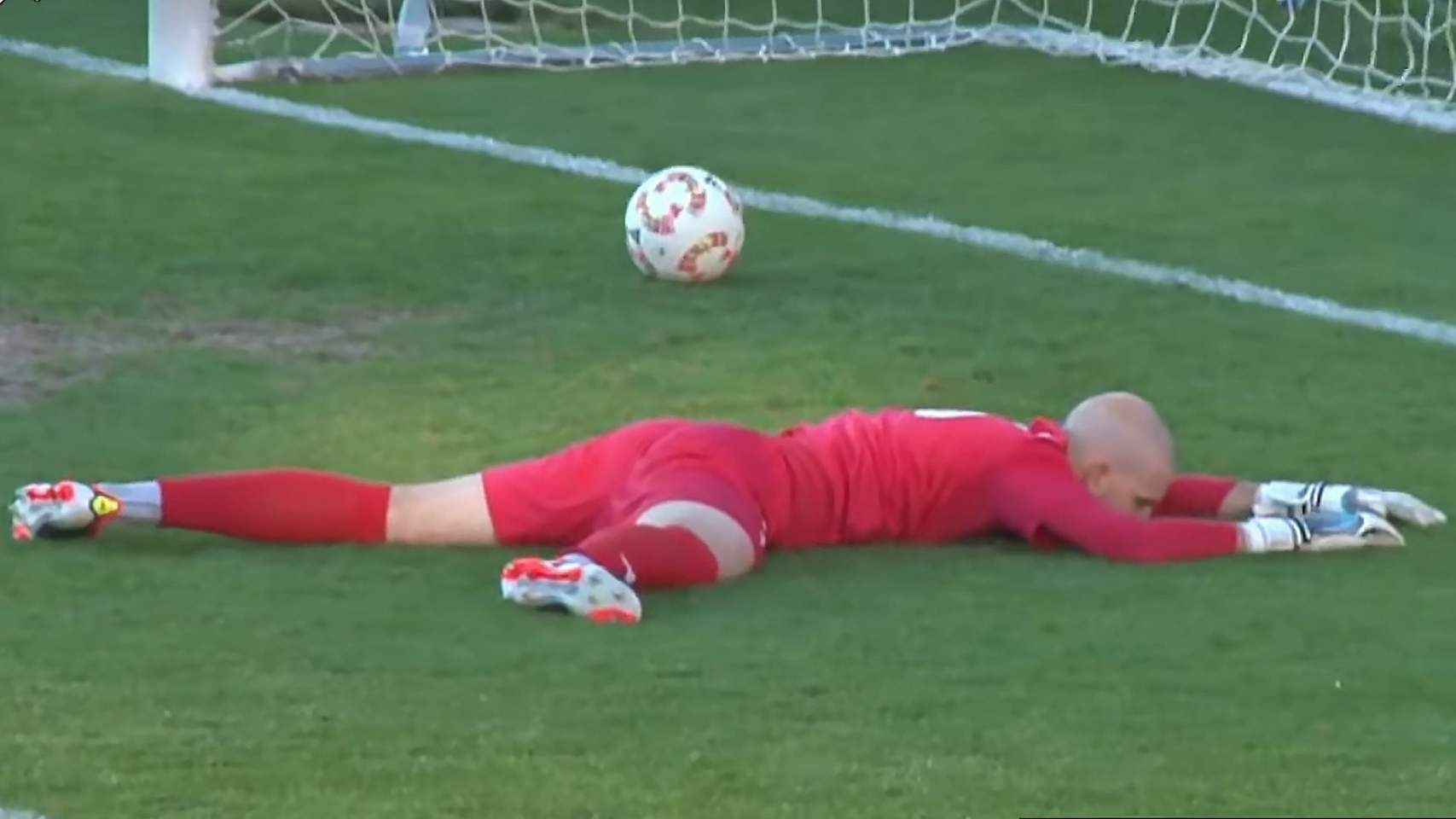 Valens, tras el tercer gol del Mérida