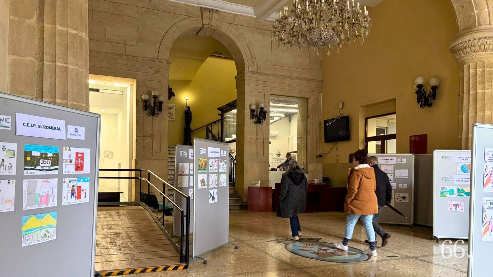 Exposici&oacute; dels dibuixos / Foto: MRG